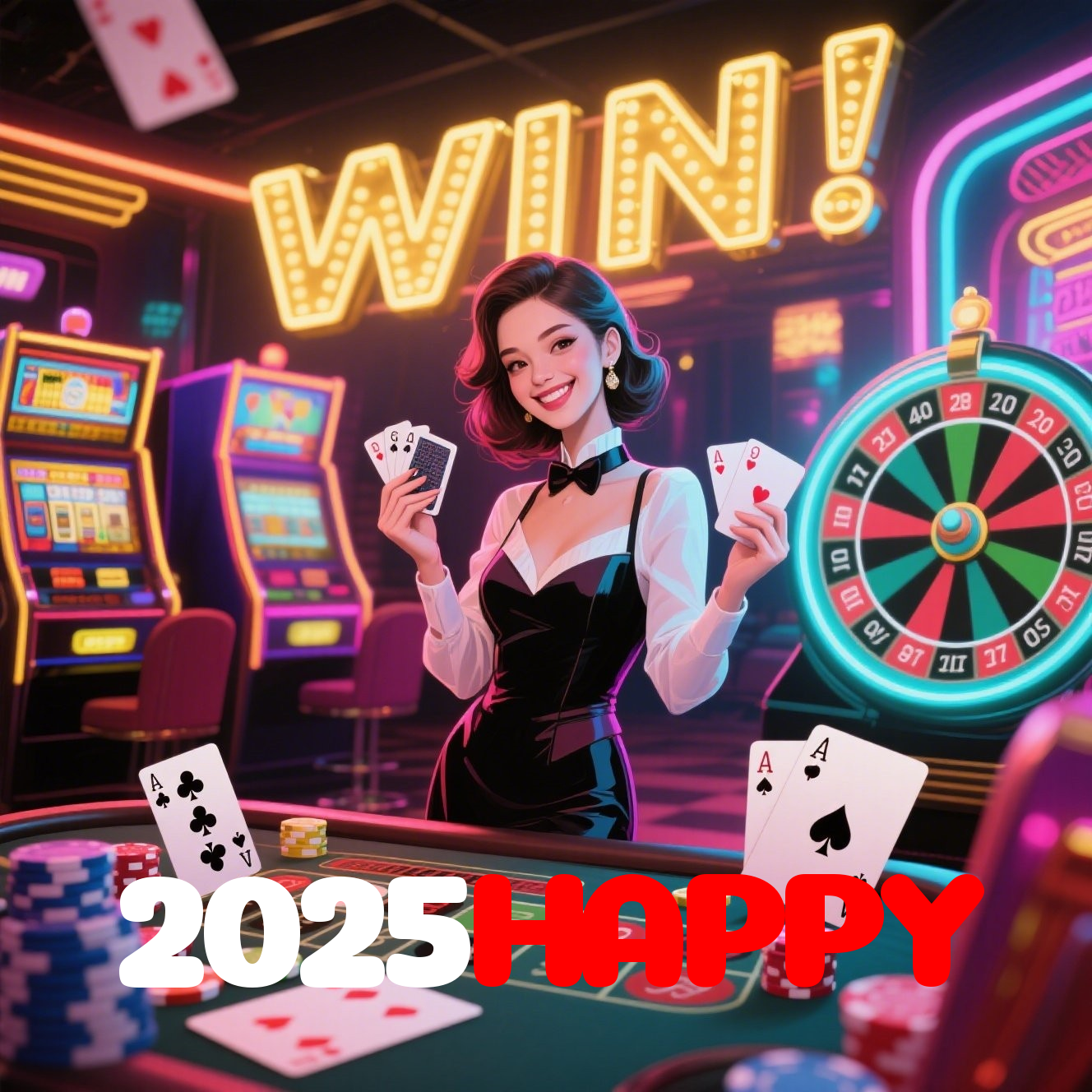 2025HAPPY:Vença no poker e mostre que você é um mestre das cartas!